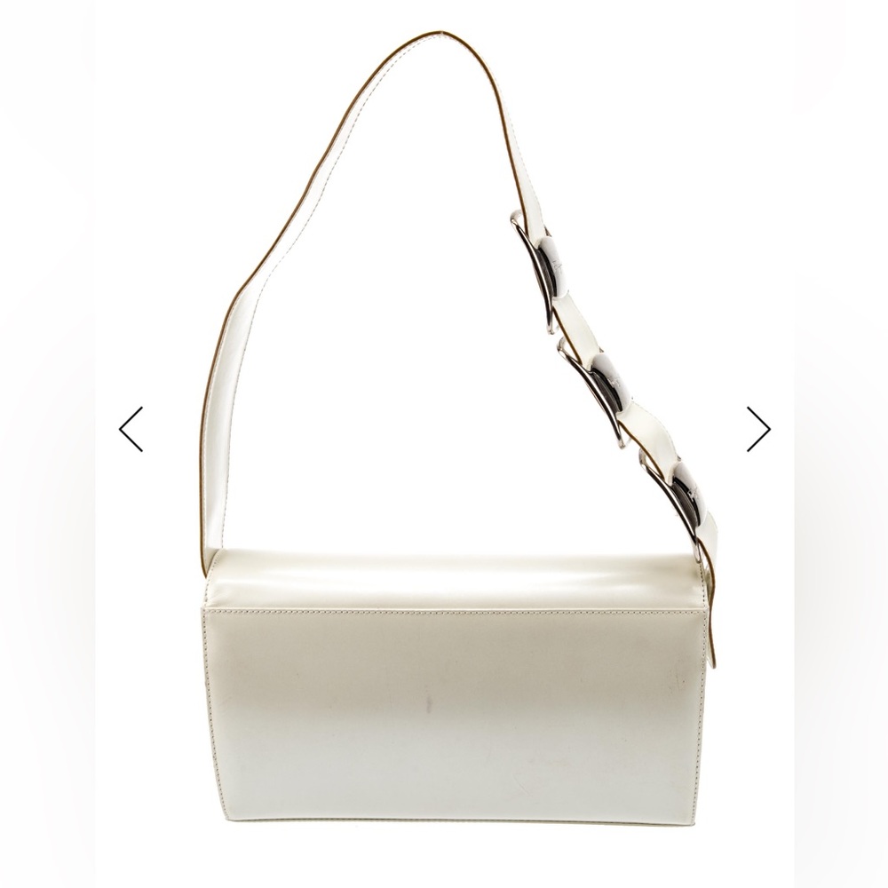 Salvatore Ferragamo Cream Shoulder Bag